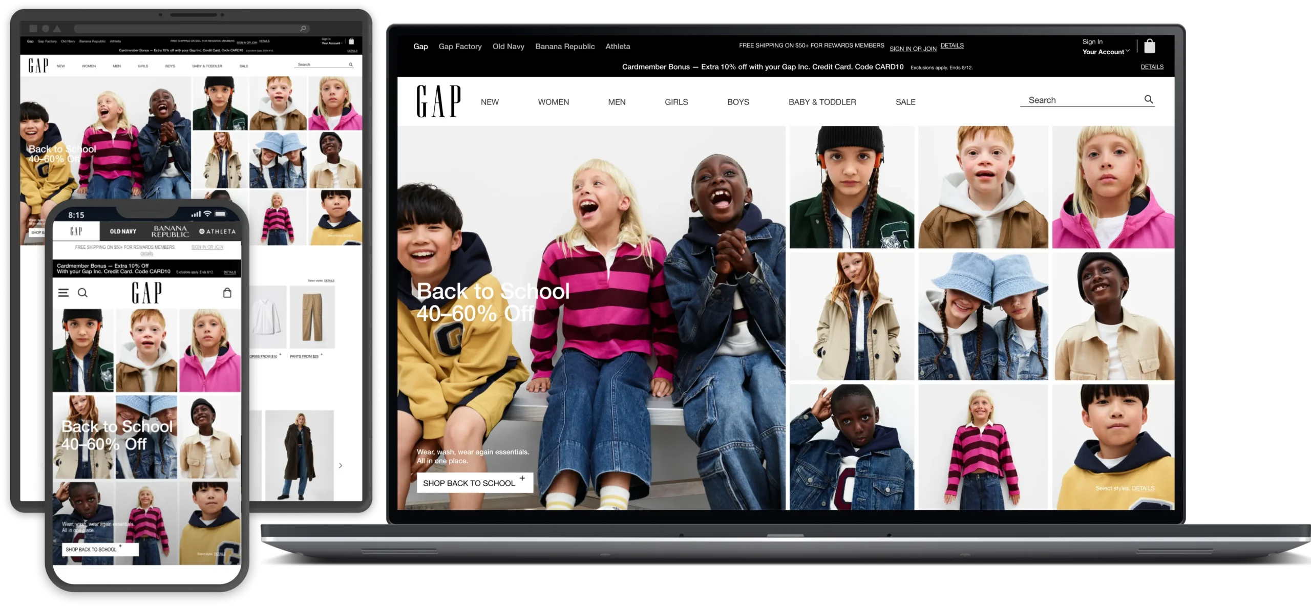 gap mockup