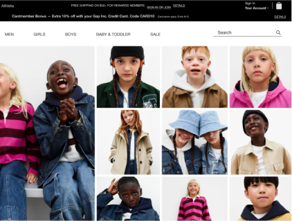 Gap mockup