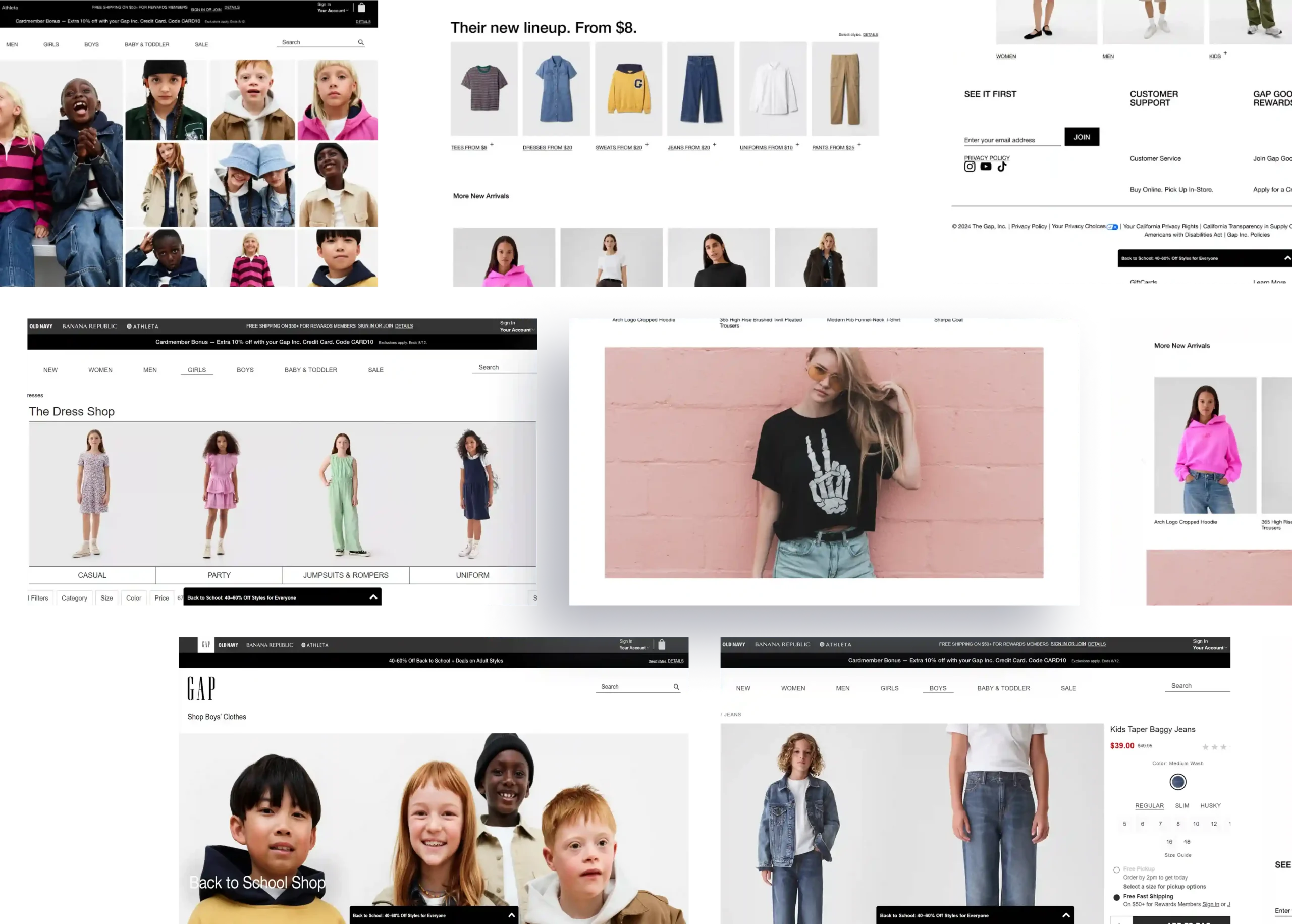Gap mockup