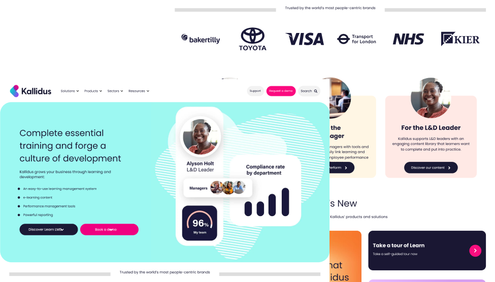 Kallidus Mockups