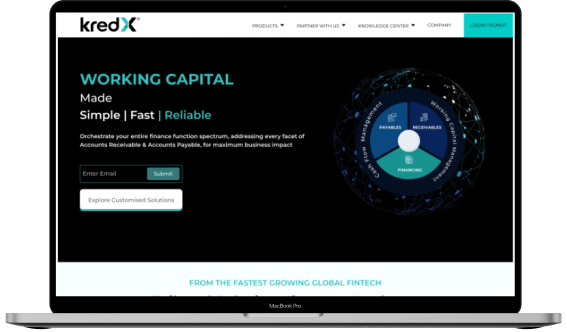 Kredx mockup